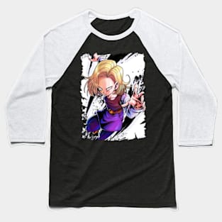 ANDROID 18 MERCH VTG Baseball T-Shirt